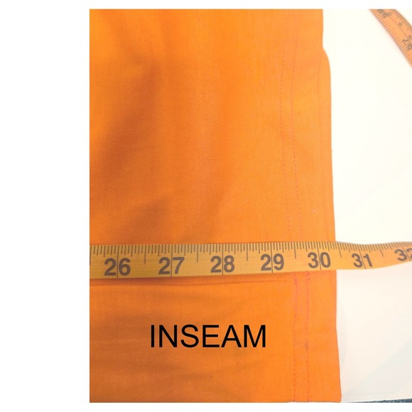 Orange Lounge Set Knit  Crop Top Draw Waist Wide Leg Pants Casual Comfort  SZ XL - Picture 8 of 10